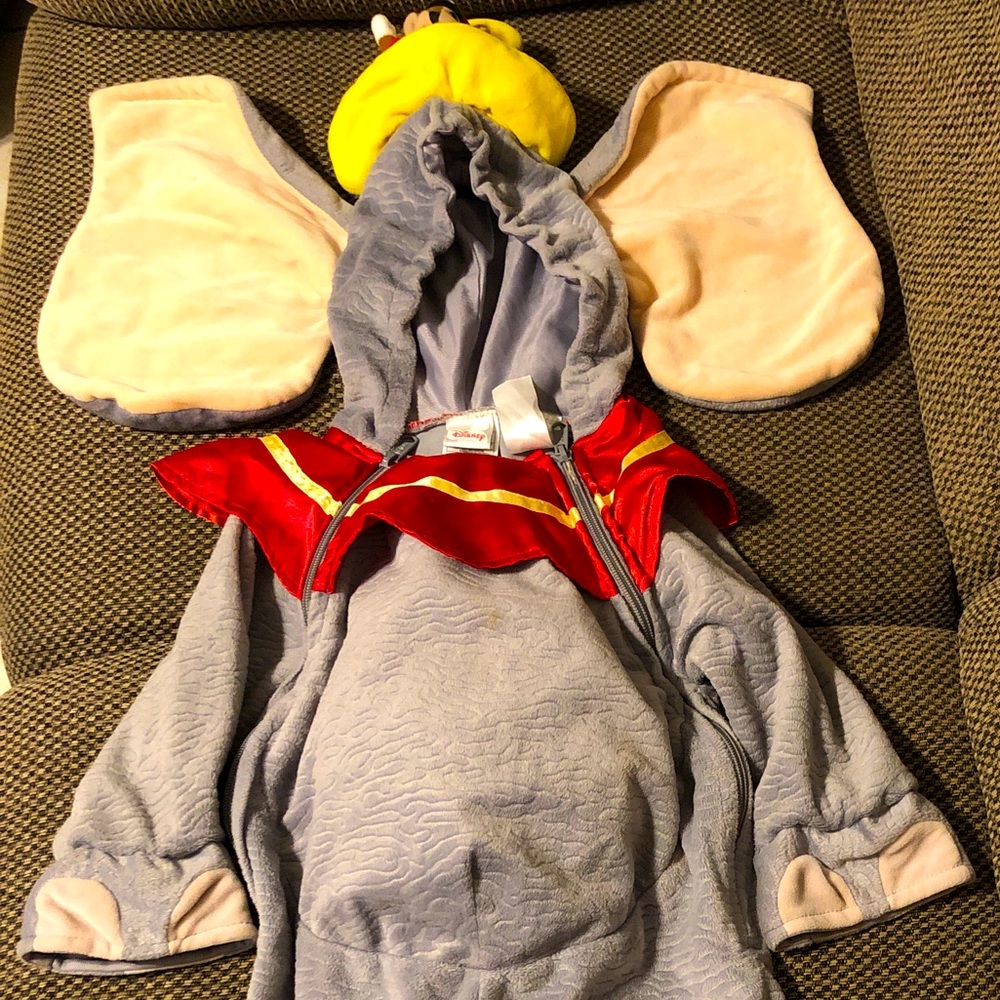 Disney Dumbo Elephant Bodysuit Costume Infant 12M